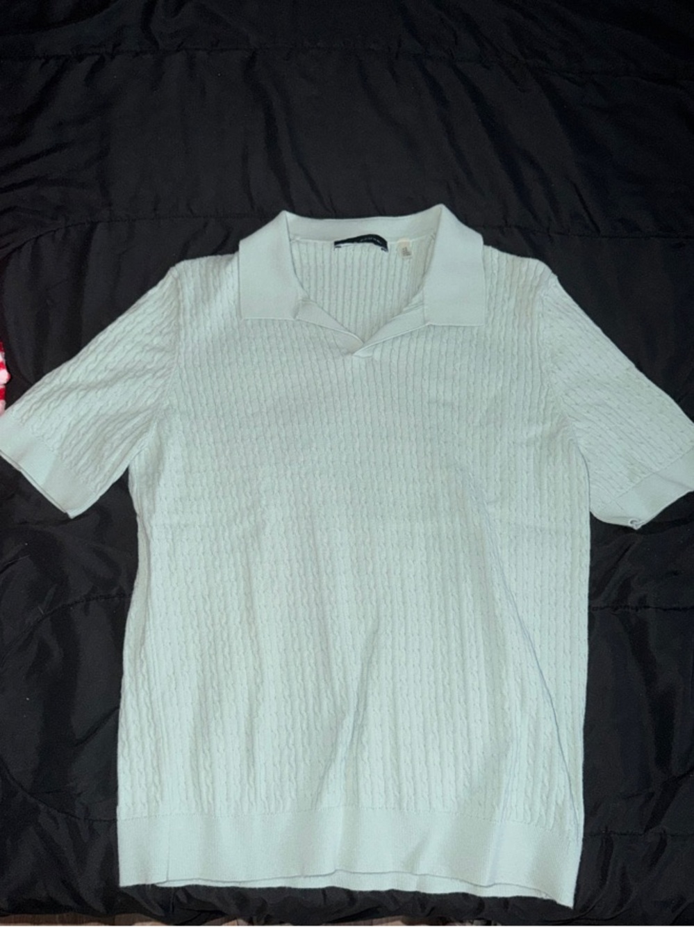 Elie Tahari Men's Short-Sleeve Knit Polo Shirt in Light Mint
